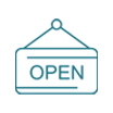 open logo